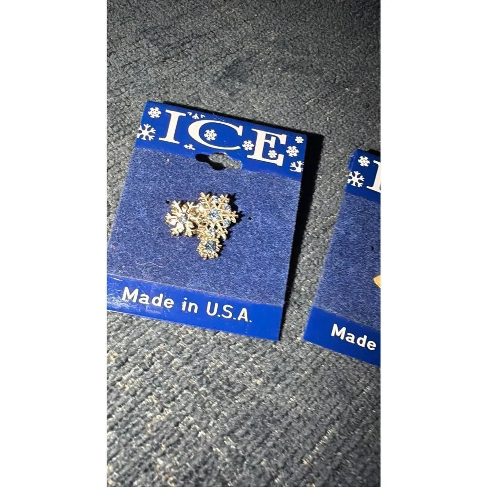 Winter Lapel pins set 2 pcs BRAND NEW